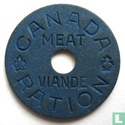 Canada Meat Ration token - Afbeelding 2