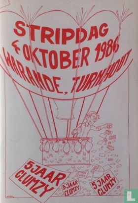 Stripdag 4 oktober 1986 Warande, Turnhout - 5 jaar Clumzy - Bild 1
