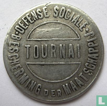 België Doornik (Tournai) 10 centimes gevangenisgeld 1924-1940 - Afbeelding 1