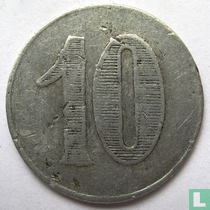 België Doornik (Tournai) 10 centimes gevangenisgeld 1924-1940 - Afbeelding 2