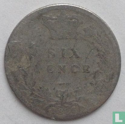 Verenigd Koninkrijk 6 pence 1886 - Afbeelding 1