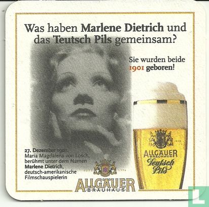 100 jahre Teutsch pils / Marlene Dietrich - Image 1