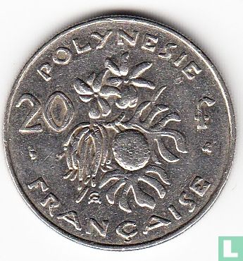 Polynésie française 20 francs 1998 - Image 2