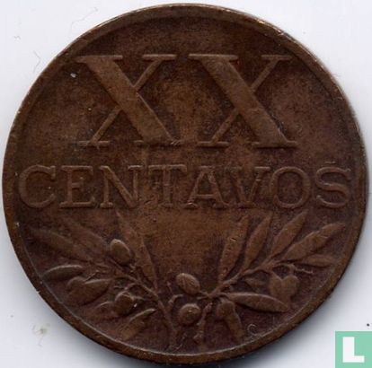 Portugal 20 centavos 1959 - Afbeelding 2