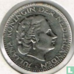 Nederland 1 gulden 1967 (nikkel - misslag) - Afbeelding 2
