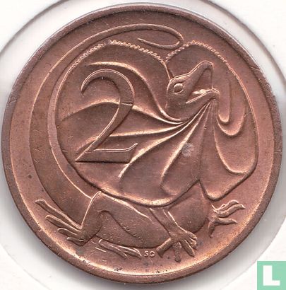 Australie 2 cents 1980 - Image 2