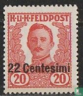 Fund for war victims, with overprint