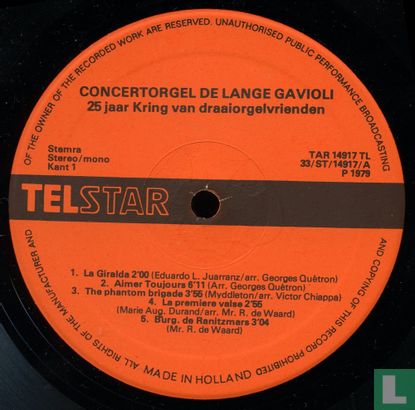Concertorgel de Lange Gavioli - Afbeelding 3