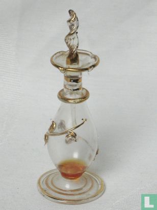 Decorative Egypte bottle with glass stopper