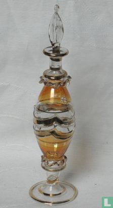 Egypte decorative bottle with glass stopper