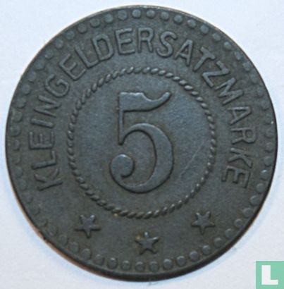 Greifswald 5 pfennig 1917 - Afbeelding 2