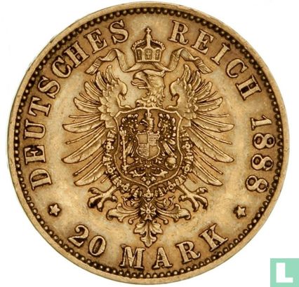 Preußen 20 Mark 1888 (Typ 2) - Bild 1