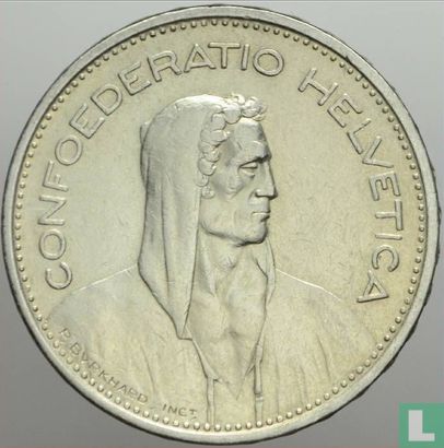 Suisse 5 francs 1940 - Image 2