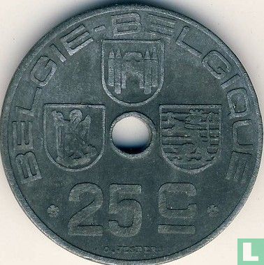 Belgium 25 centimes 1947 (NLD-FRA) - Image 1