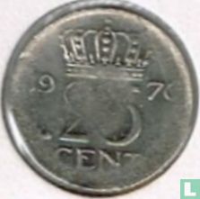 Nederland 25 cent 1976 (misslag) - Afbeelding 1