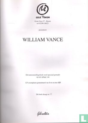 Tentoonstelling William Vance - Bild 3