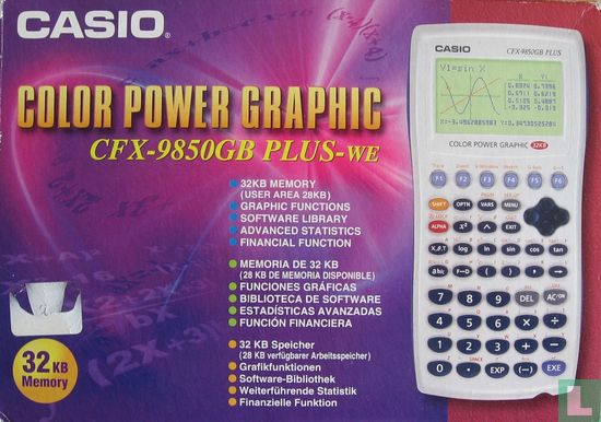 Casio CFX-9850GB PLUS-WE (lichtgrijs) - Image 1