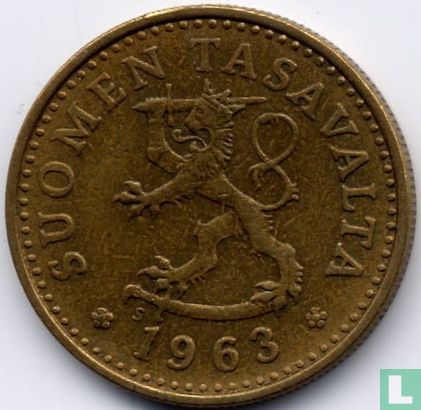 Finland 10 penniä 1963 - Afbeelding 1
