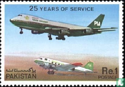 25 years Pakistan int. Airlines