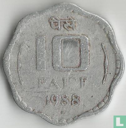 Indien 10 Paise 1988 (Hyderabad - Typ 1) - Bild 1