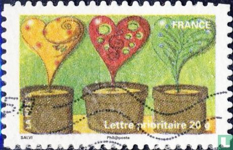 The Earth - plants hearts