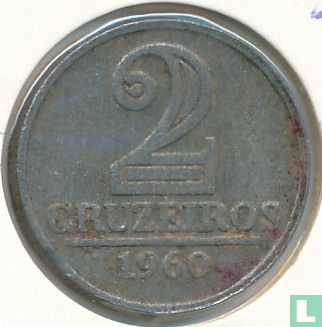 Brazil 2 cruzeiros 1960 - Image 1