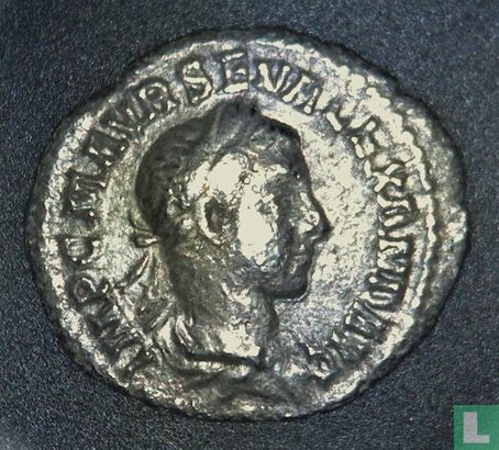 Roman Empire, AR Denarius, 222-235 AD, Antioch, Severus Alexander, 222 AD - Image 1
