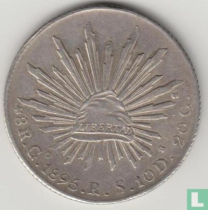 Mexico 8 real 1895 (Go RS) - Afbeelding 1