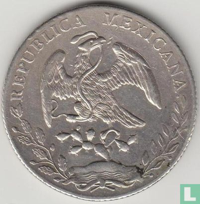 Mexique 8 reales 1895 (Go RS) - Image 2