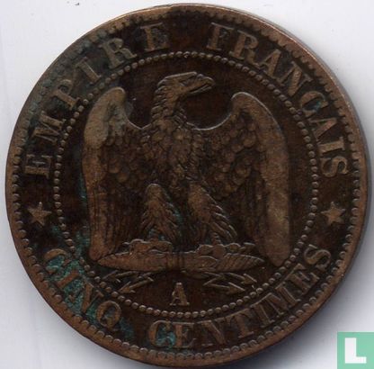 France 5 centimes 1853 (A) - Image 2