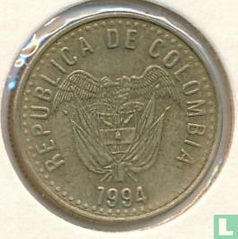 Colombie 20 pesos 1994 (type 1) - Image 1