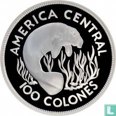 Costa Rica 100 colones 1974 (BE) "Manatee" - Image 2