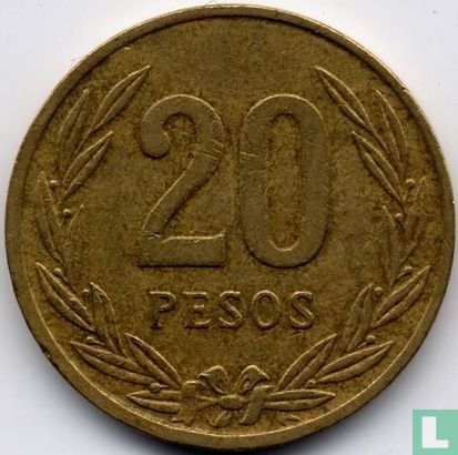 Colombie 20 pesos 1987 - Image 2