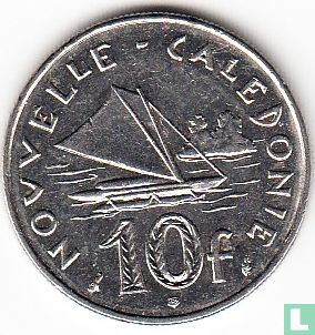 Neukaledonien 10 Franc 1992 - Bild 2