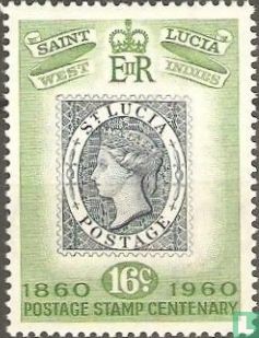  100 Jaar Postzegels van Saint Lucia
