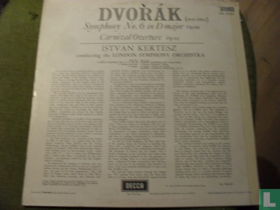 Dvorak Symphony no.6 in D major Carnival Overture - Afbeelding 2