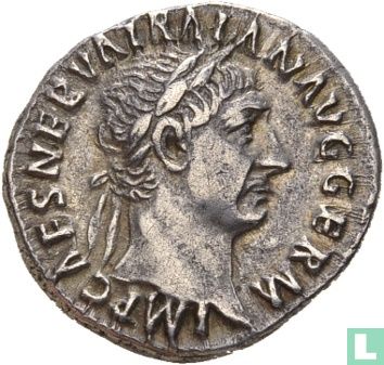 Trajanus, AR Denarius Rome 98-99 - Afbeelding 2