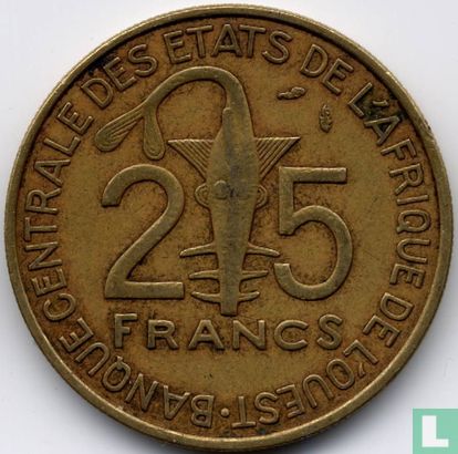 États d'Afrique de l'Ouest 25 francs 1982 "FAO" - Image 2