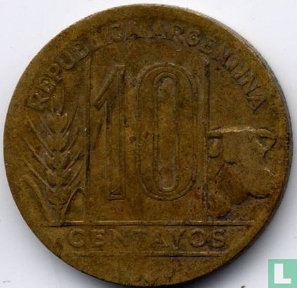 Argentinien 10 Centavo 1945 - Bild 2
