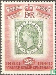 100 Year stamps of St. Lucia