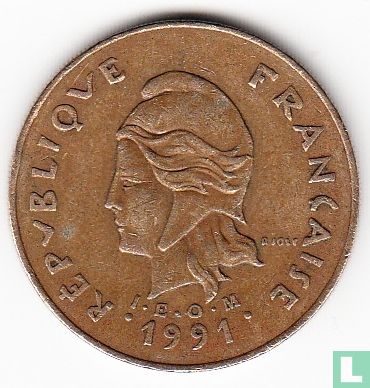 Nouvelle-Calédonie 100 francs 1991 - Image 1