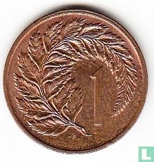 New Zealand 1 cent 1980 (oval 0) - Image 2