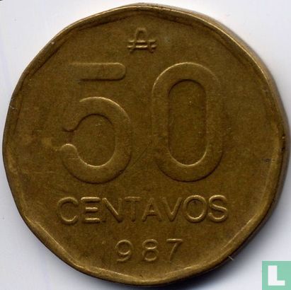 Argentine 50 centavos 1987 - Image 1