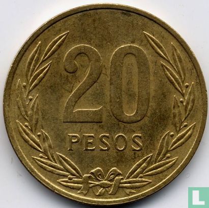 Colombie 20 pesos 1982 - Image 2