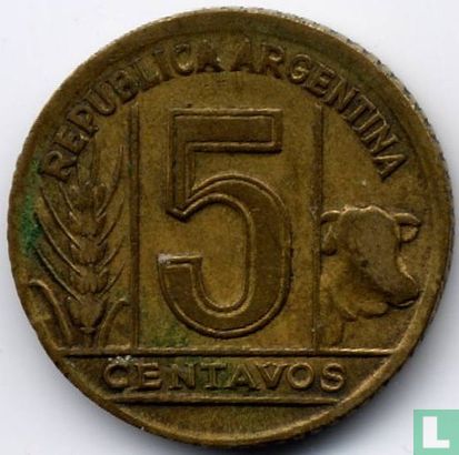 Argentine 5 centavos 1944 - Image 2
