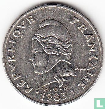 Nieuw-Caledonië 20 francs 1983 - Afbeelding 1