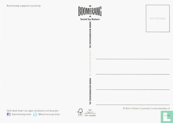 B140058 - Boomerang supports kunststrip. Wereldleiders - Image 2
