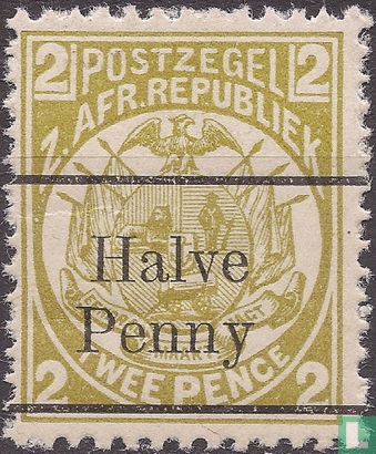 Coat of armswith overprint