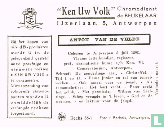 Anton van de Velde - Image 2