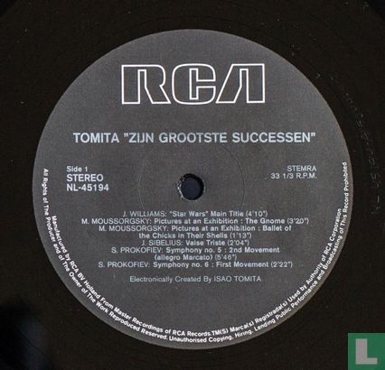 Tomita Zijn Grootste Successen - Afbeelding 3